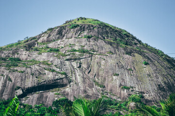 Fototapeta na wymiar pedra do rodiadouro localizada na cidade de bonito Pernambuco.