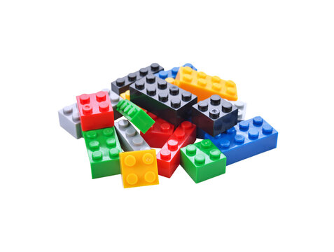 Plastic toy blocks transparent png