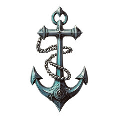 anchor on white background