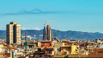 Barcelona Urban City View