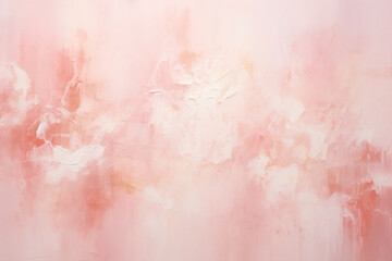 Abstract acrylic painting in pastel pink tone for background. Generative AI image. - obrazy, fototapety, plakaty