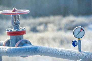 Pumpjack Contains mesmerizing images of oil pumps against a glittering frost background. Captures...