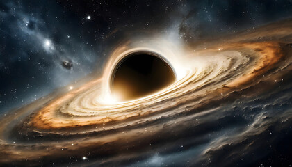 Black hole in the cosmos