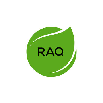RAQ Letter logo design template vector. RAQ Business abstract connection vector logo. RAQ icon circle logotype.
