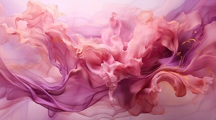 Elegant Fluid Art. A Captivating Display of Natural Luxury in Liquid Ink Technique
