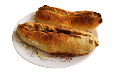 Turkish style minced meat pita