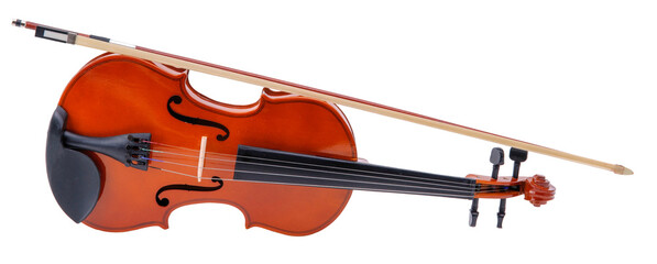 violon sur fond transparent, PNG