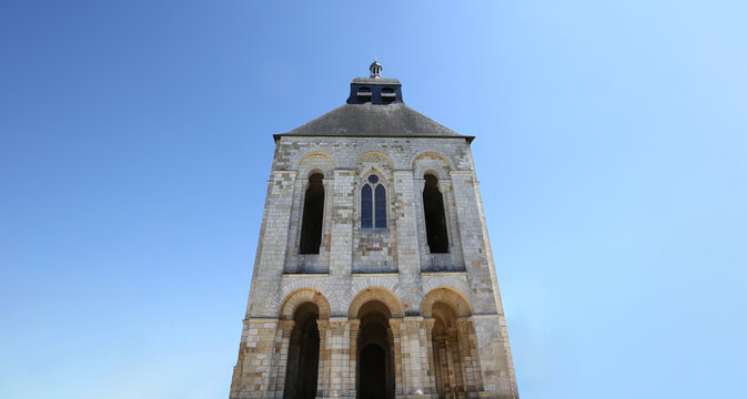 Fleury abbey, Saint Benoit sur Loire, France, exteriors