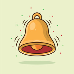 christmas bells with ribbon