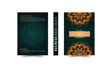 
vector business book cover design
