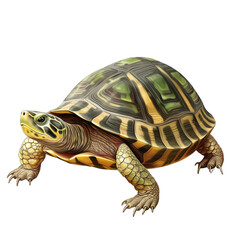 Obraz premium turtle on white background
