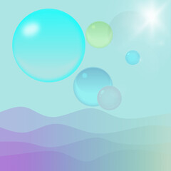 Bubble background 