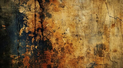 A Grungy Wall With Rust on It