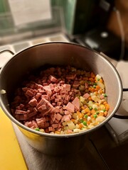 stew with vegetables