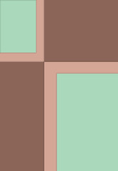 Fototapeta premium abstract decorative art background with color square square