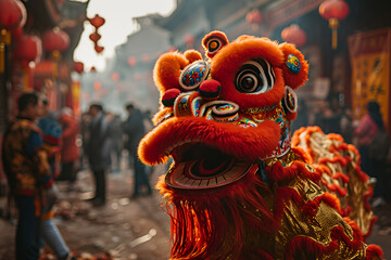 Obraz premium A carnival in honor of the spring festival generated AI