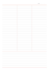 line note template with a simple and minimal style. Note, scheduler, diary, calendar planner document template illustration.
