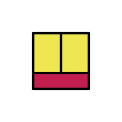 Grid Guide Layout Filled Outline Icon