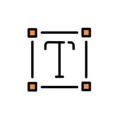 Font Letter Text Filled Outline Icon