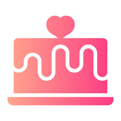 cake gradient icon