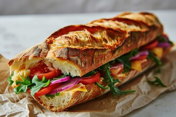 Photo of Pan Bagnat sandwich