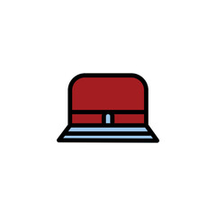 Hat Cap Fashion Filled Outline Icon