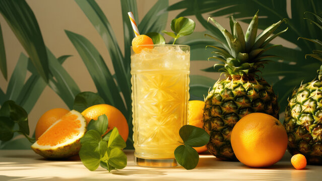 Sip of Sunshine: Fresh Pineapple Nectar