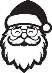 Iced Out Santa Style Cool Black Vector Chill Claus Appeal Cool Santa Black Vector