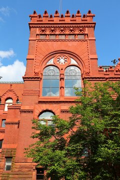 University of Pennsylvania library, Philadelphia. Landmark of Philadelphia, USA.