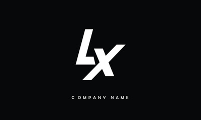 Obraz premium LX, XL, L, X Abstract Letters Logo MONOGRAM