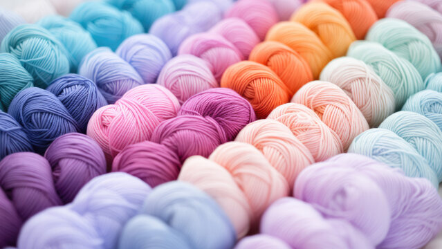 Vivid Palette: Multicolored Thread Radiance