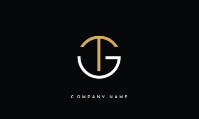 TG, GT, T, G Abstract Letters Logo Monogram