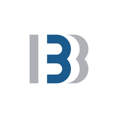 Letter b logo vector