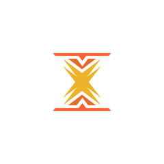 Letter Initial X logo design
