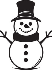 Snowy Delight Cute Logo Icon Frosty Fluffiness Vector Design