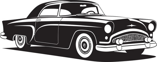 Legacy Journey Black Vintage Car Retro Visions Vintage Logo Icon