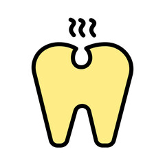 Care Dental Dentist Filled Outline Icon
