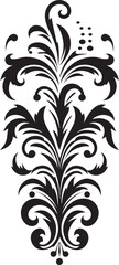 Gilded Intricacies Vintage Icon Timeless Finesse Black Filigree Emblem