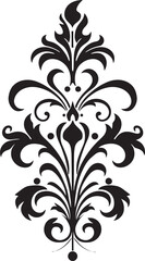 Luxurious Craftsmanship Deco Logo Icon Artistic Reverie Black Filigree Design