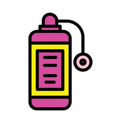 Oxygen Sports Tank Filled Outline Icon