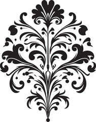 Delicate Mastery Vintage Emblem Emblem Filigree Reverie Black Deco Emblem