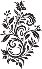 Artistic Essence Vintage Filigree Emblem Filigree Legacy Black Icon Design