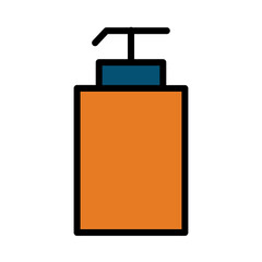 Bottle Drink Sport Filled Outline Icon