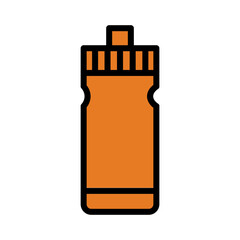 Bottle Drink Sport Filled Outline Icon
