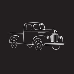 Antique Carriers Black Truck Logo Heritage Trucks Vintage Emblem Design