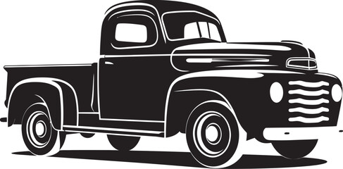 Retro Hauling Black Emblem Icon Heritage Carriers Vintage Truck Emblem