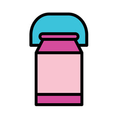 Can Gardening Milk Filled Outline Icon