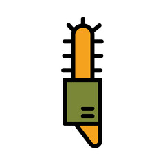 Chainsaw Gardening Tool Filled Outline Icon