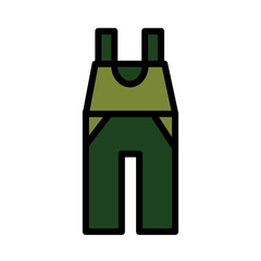 Clothes Farming Gardening Filled Outline Icon