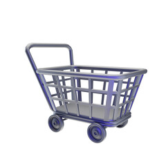 Shopping Trolley Icon 3d